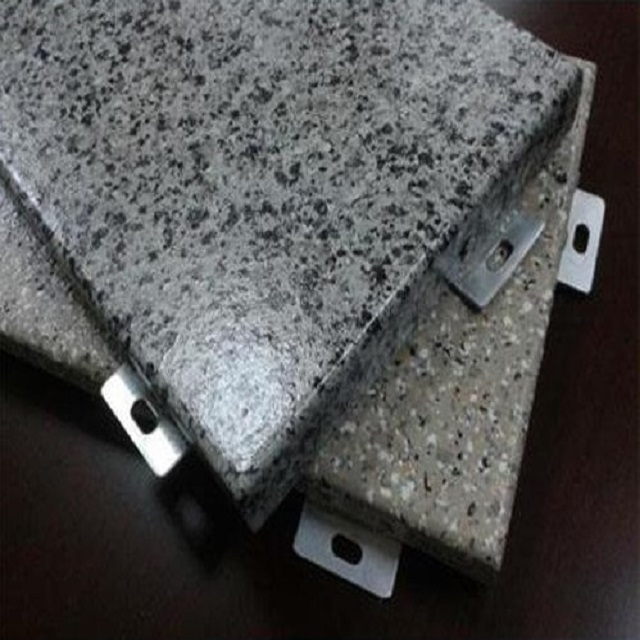 Imitation stone pattern aluminum composite panel